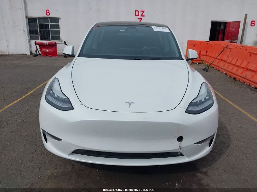 2020 Tesla Model Y Long Range Dual Motor All-Wheel Drive VIN: 5YJYGDEE1LF012044 Lot: 43171462