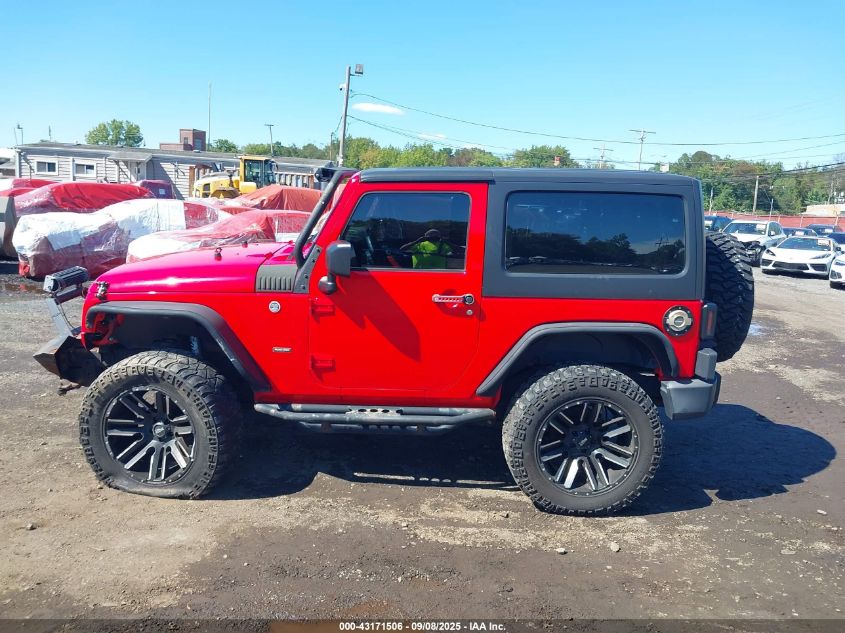 2016 Jeep Wrangler Sport VIN: 1C4AJWAG0GL314708 Lot: 43171506