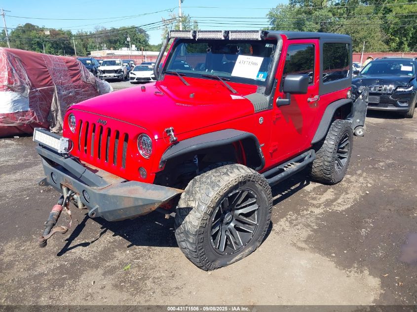 2016 Jeep Wrangler Sport VIN: 1C4AJWAG0GL314708 Lot: 43171506