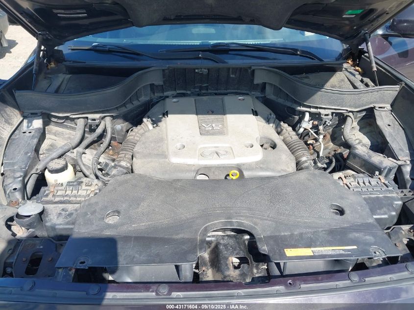 2010 Infiniti Fx35 VIN: JN8AS1MW6AM856436 Lot: 43171604