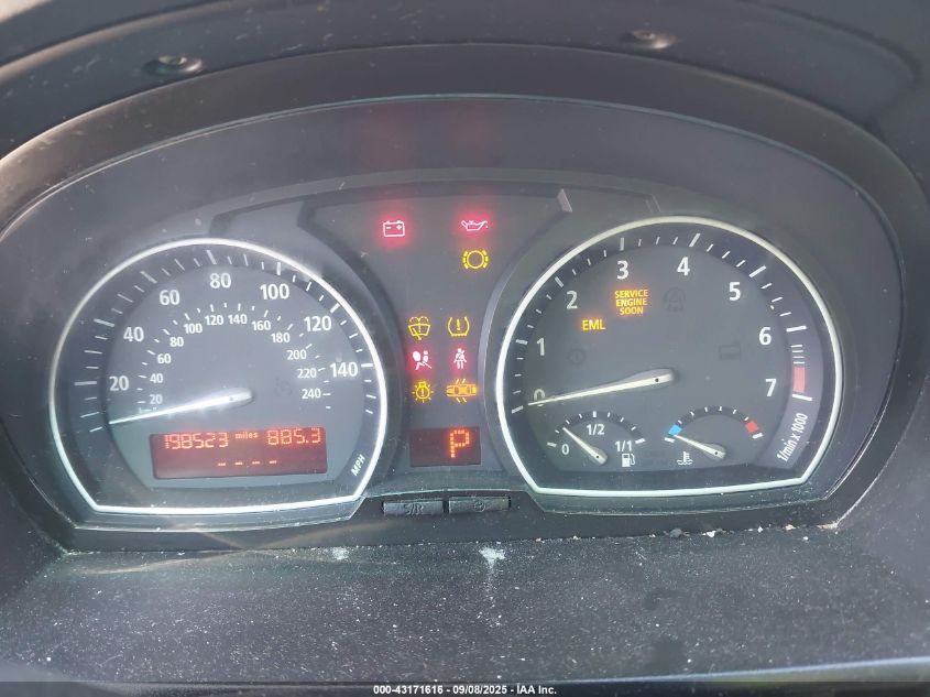 2006 BMW X3 3.0I VIN: WBXPA93466WD27626 Lot: 43171616