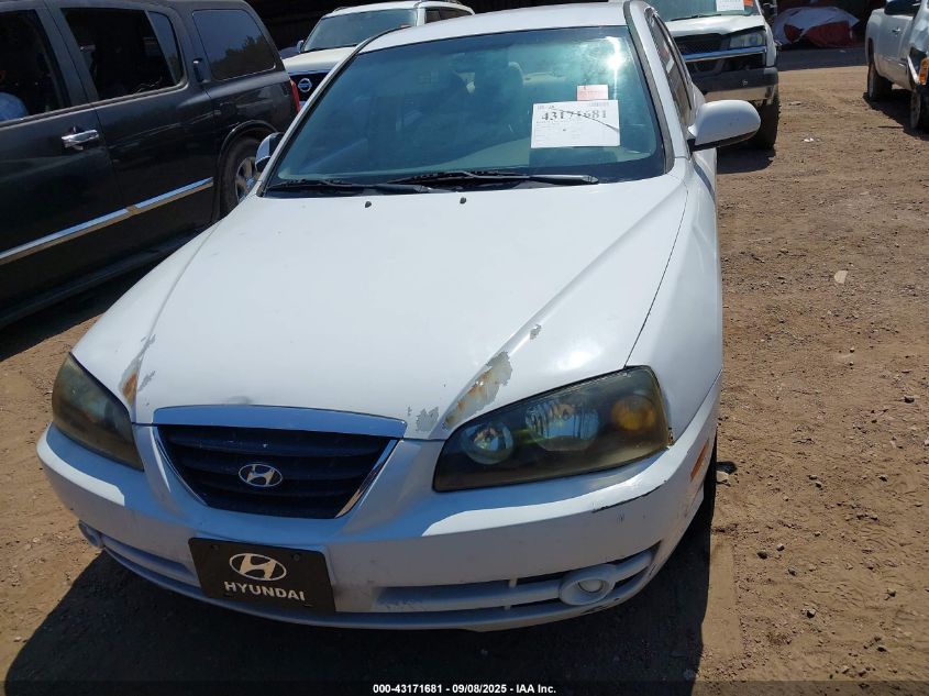 2005 Hyundai Elantra Gls/Gt VIN: KMHDN46D55U149892 Lot: 43171681