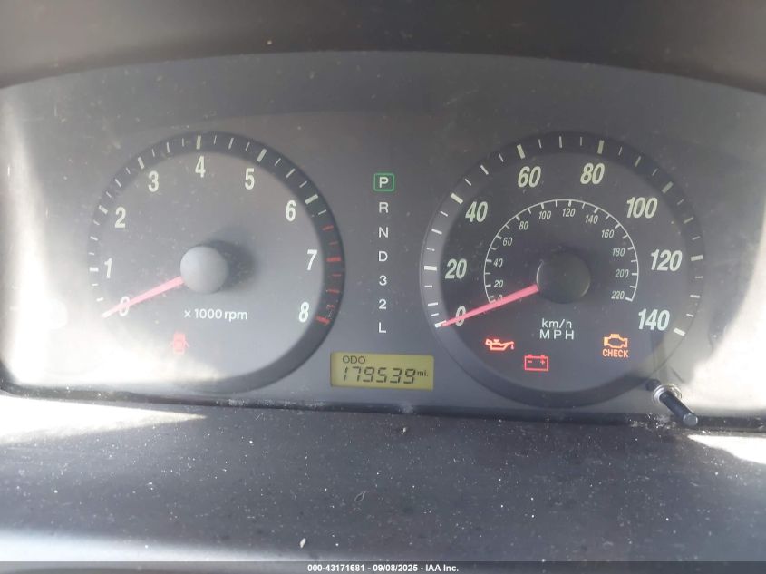 2005 Hyundai Elantra Gls/Gt VIN: KMHDN46D55U149892 Lot: 43171681