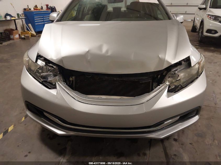 2013 Honda Civic Lx VIN: 19XFB2F5XDE048802 Lot: 43171698