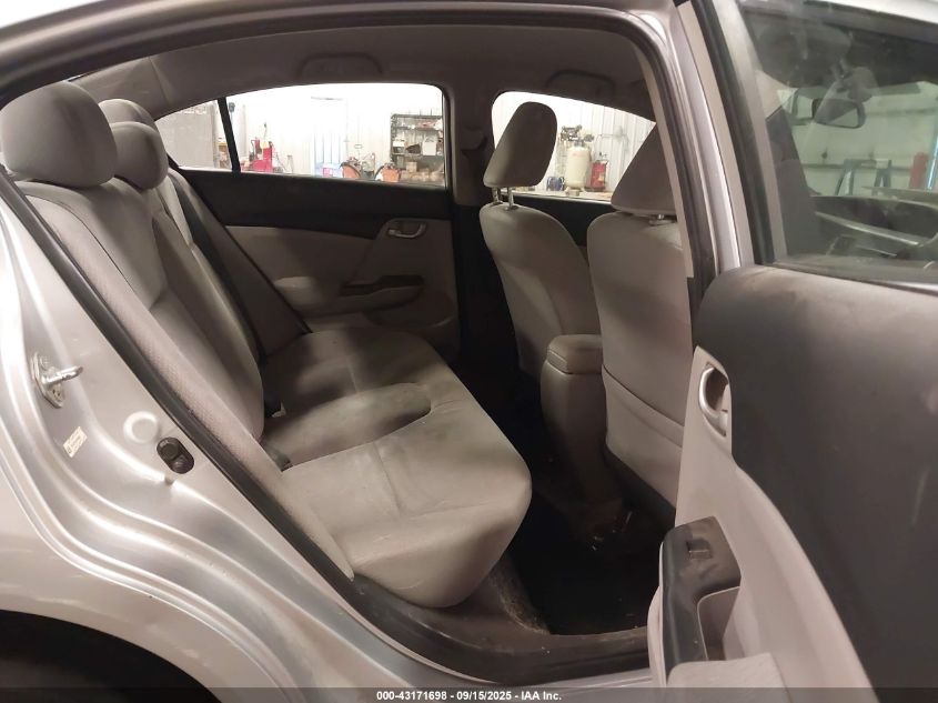 2013 Honda Civic Lx VIN: 19XFB2F5XDE048802 Lot: 43171698