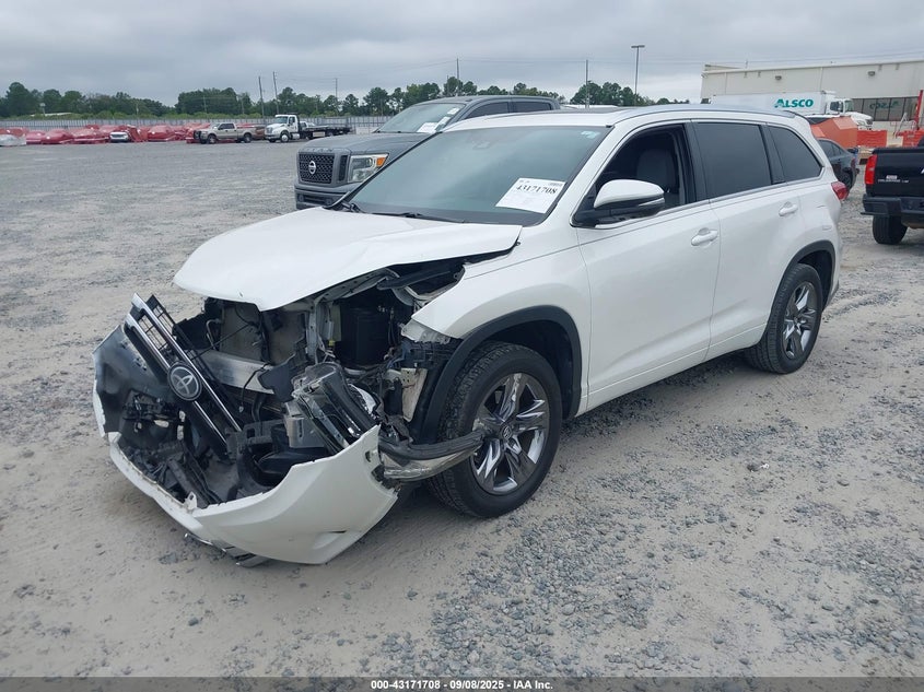 2019 TOYOTA HIGHLANDER LIMITED PLATINUM - 5TDYZRFH9KS303403