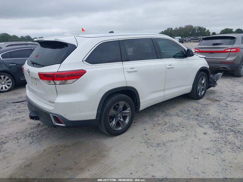 2019 TOYOTA HIGHLANDER LIMITED PLATINUM - 5TDYZRFH9KS303403