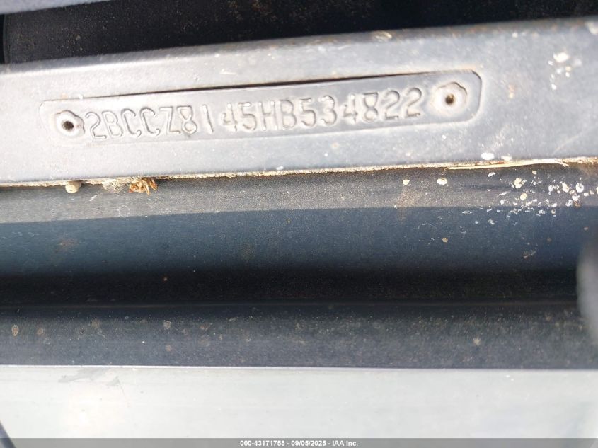 1987 Jeep Wrangler Laredo VIN: 2BCCZ8145HB534822 Lot: 43171755