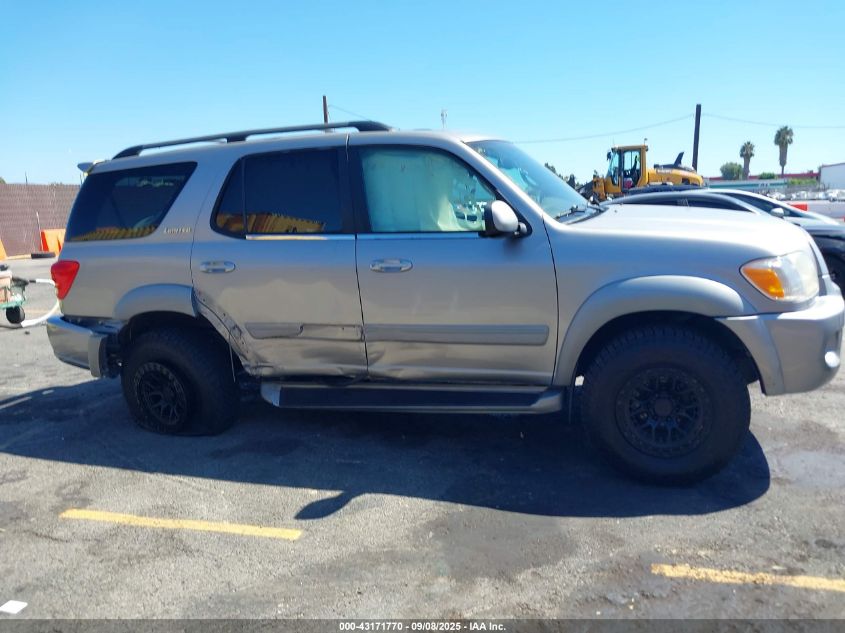 2006 Toyota Sequoia Limited V8 VIN: 5TDZT38A06S277430 Lot: 43171770