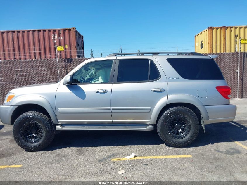 2006 Toyota Sequoia Limited V8 VIN: 5TDZT38A06S277430 Lot: 43171770