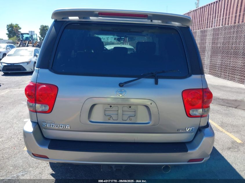 2006 Toyota Sequoia Limited V8 VIN: 5TDZT38A06S277430 Lot: 43171770