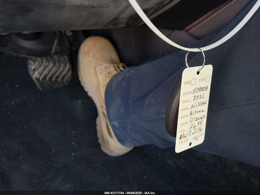 2021 Nissan Altima Sr Vc-Turbo Fwd VIN: 1N4AL4CVXMN332634 Lot: 43171784