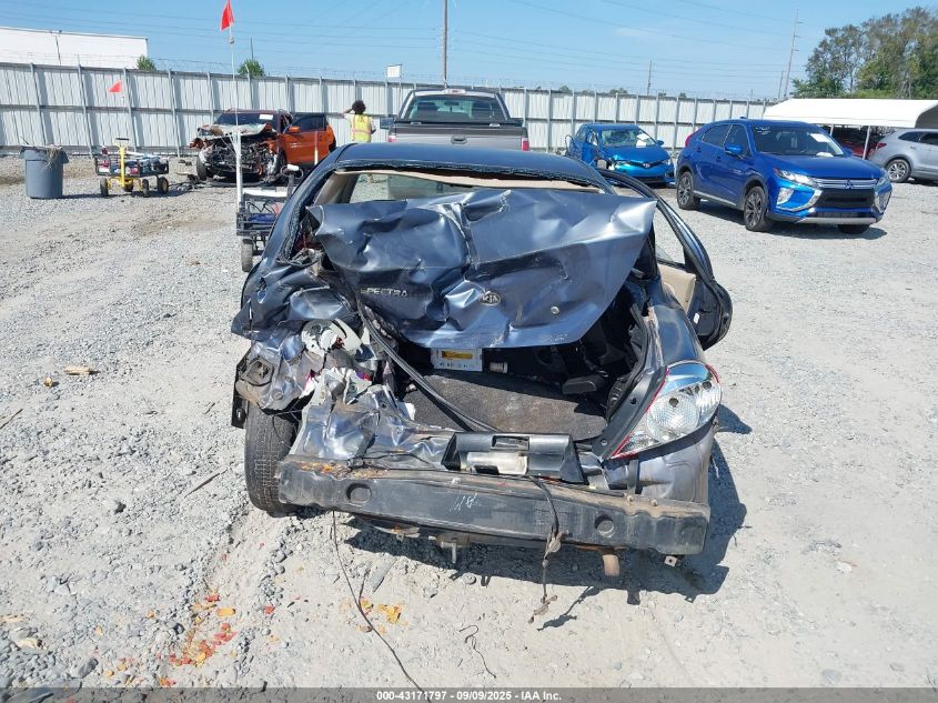 2002 Kia Spectra Ls VIN: KNAFB121225167088 Lot: 43171797