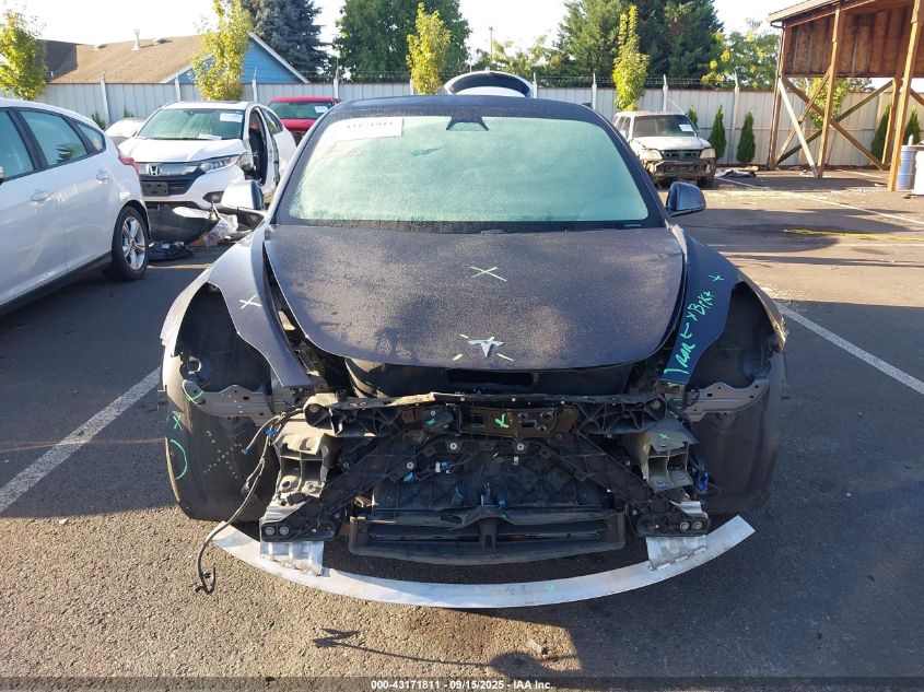 2021 Tesla Model 3 Long Range Dual Motor All-Wheel Drive VIN: 5YJ3E1EB4MF002503 Lot: 43171811