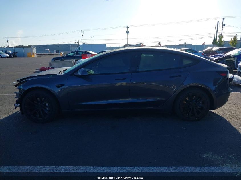 2021 Tesla Model 3 Long Range Dual Motor All-Wheel Drive VIN: 5YJ3E1EB4MF002503 Lot: 43171811