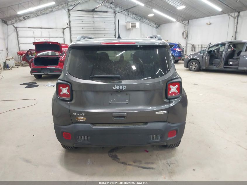 2019 Jeep Renegade Latitude 4X4 VIN: ZACNJBBBXKPJ81650 Lot: 43171821