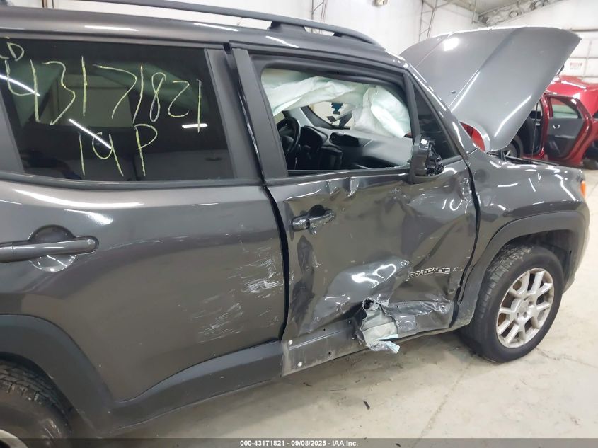 2019 Jeep Renegade Latitude 4X4 VIN: ZACNJBBBXKPJ81650 Lot: 43171821