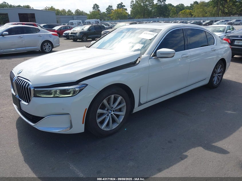 Vin: wba7t2c06mcg34463, lot: 43666330, bmw 740i 20212