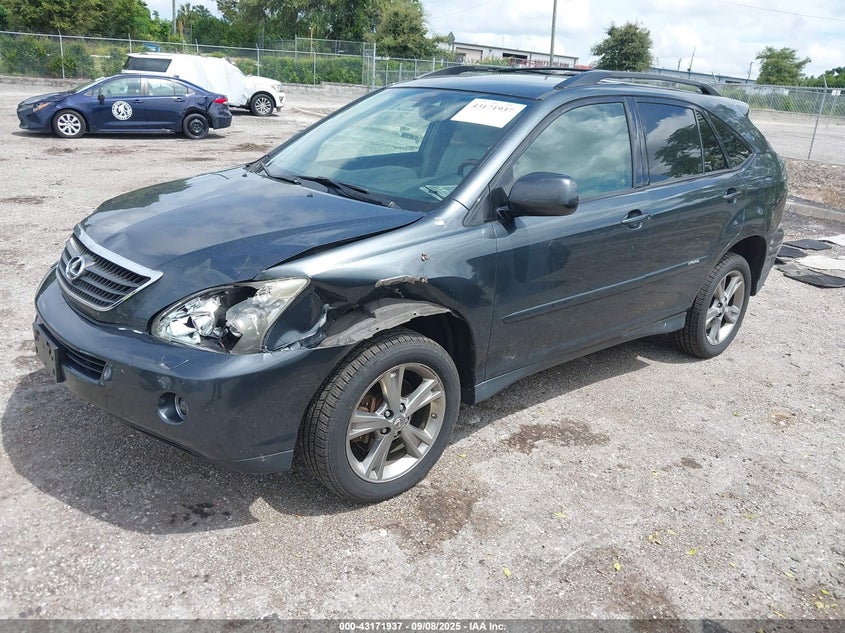 2007 Lexus Rx 400H grey suv hybrid JTJHW31U972030792 photo #3