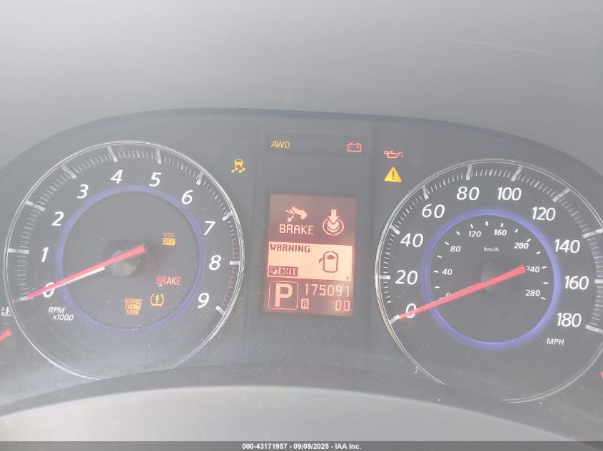 2011 Infiniti Fx35 VIN: JN8AS1MW0BM731823 Lot: 43171957