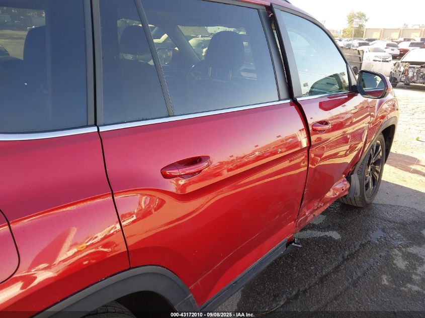 2022 Volkswagen Atlas 2.0T Se W/Technology VIN: 1V2JP2CA6NC562134 Lot: 43172010