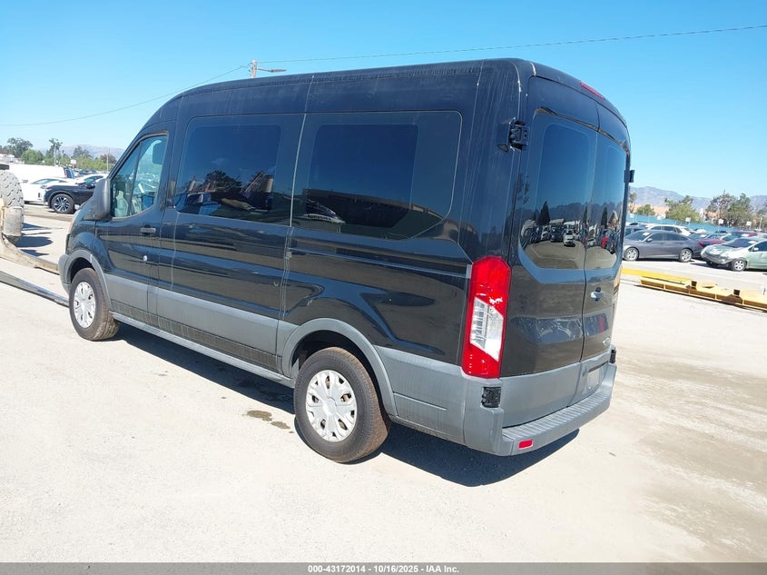Vin: 1fmzk1cm2hka60721, lot: 43666418, ford transit-150 xlt 20173