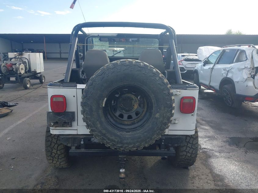 1990 Jeep Wrangler / Yj VIN: 2J4FY29TXLJ546058 Lot: 43172016