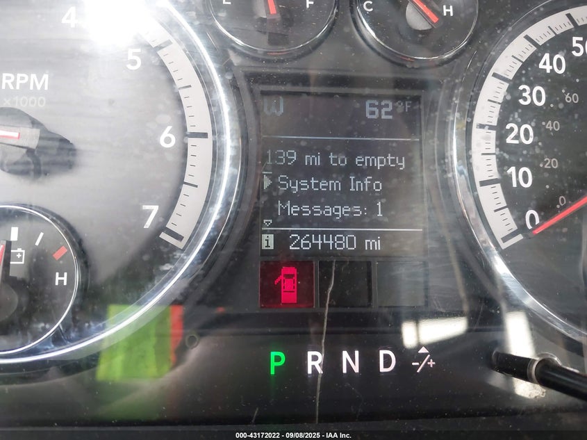 2009 Dodge Ram 1500 Slt/Sport/Trx VIN: 1D3HV18P09S815772 Lot: 43172022