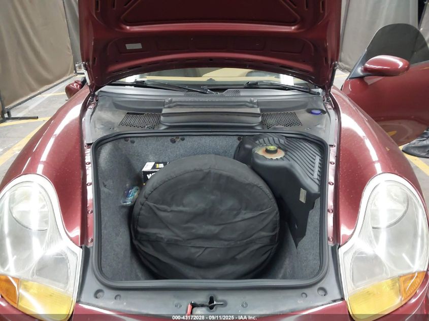 1999 Porsche Boxster VIN: WP0CA2988XU624338 Lot: 43172028