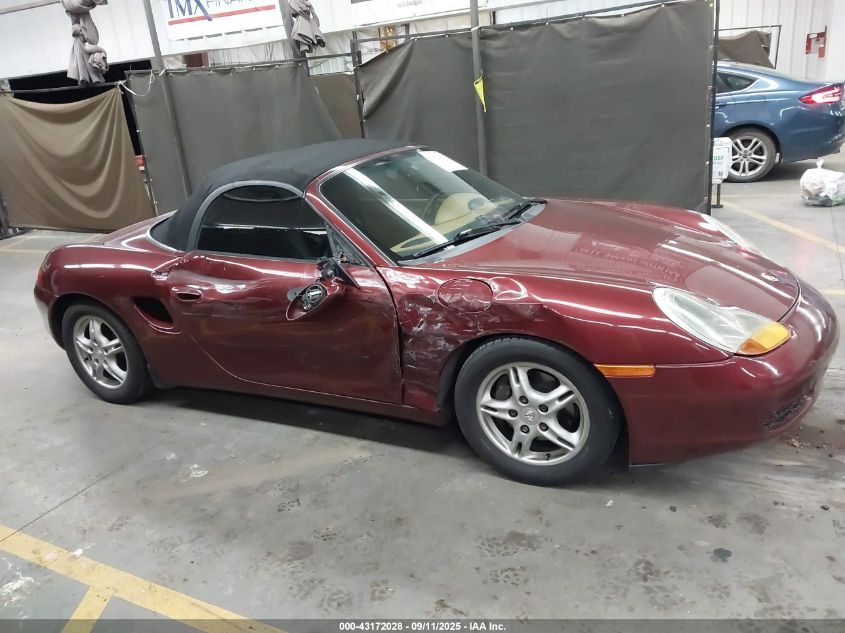 1999 Porsche Boxster VIN: WP0CA2988XU624338 Lot: 43172028