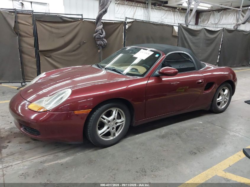 1999 Porsche Boxster VIN: WP0CA2988XU624338 Lot: 43172028