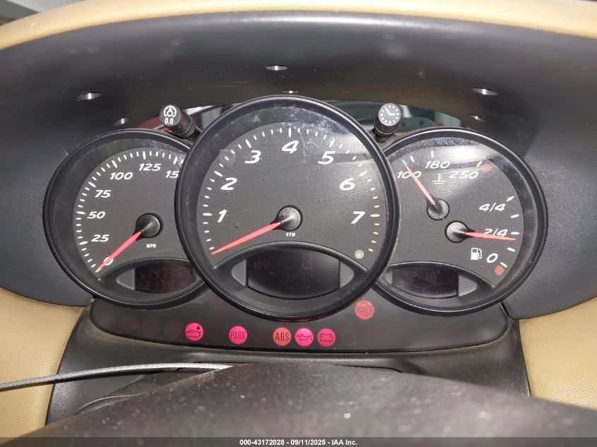 1999 Porsche Boxster VIN: WP0CA2988XU624338 Lot: 43172028