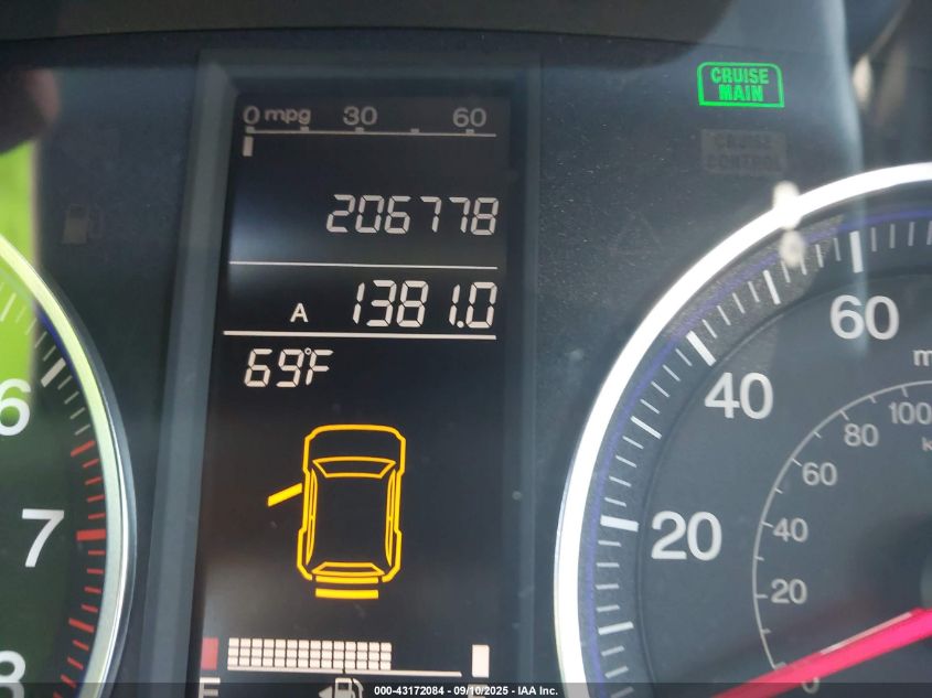 2007 Honda Cr-V Ex-L VIN: JHLRE38707C064708 Lot: 43172084