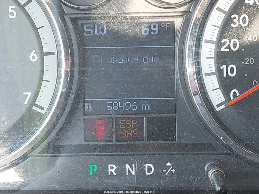 2009 Dodge Ram 1500 Slt/Sport/Trx VIN: 1D3HB13T69S745014 Lot: 43172104