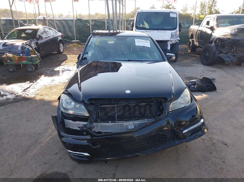 2012 Mercedes-Benz C 300 Sport 4Matic VIN: WDDGF8BB0CA713351 Lot: 43172140