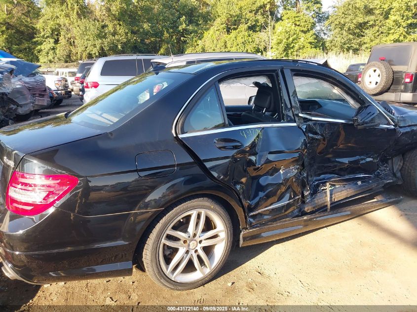 2012 Mercedes-Benz C 300 Sport 4Matic VIN: WDDGF8BB0CA713351 Lot: 43172140