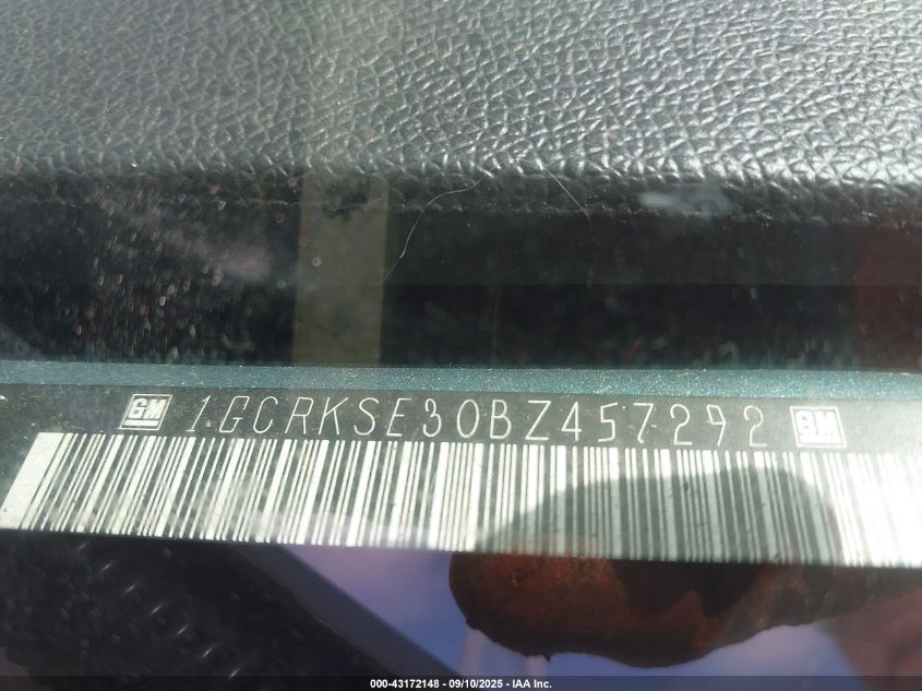 2011 Chevrolet Silverado 1500 Lt VIN: 1GCRKSE30BZ457292 Lot: 43172148