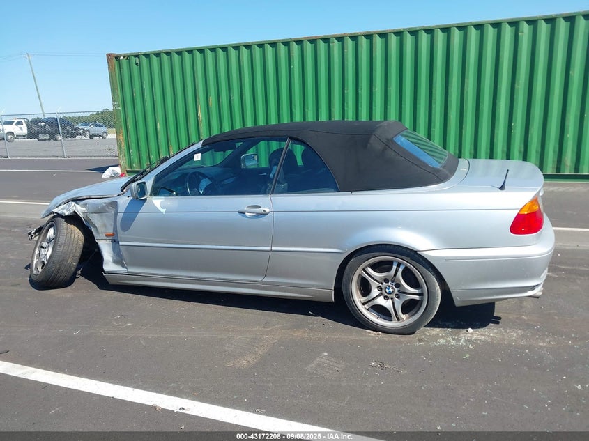 2002 BMW 325Ci VIN: WBABS33422PG88399 Lot: 43172208