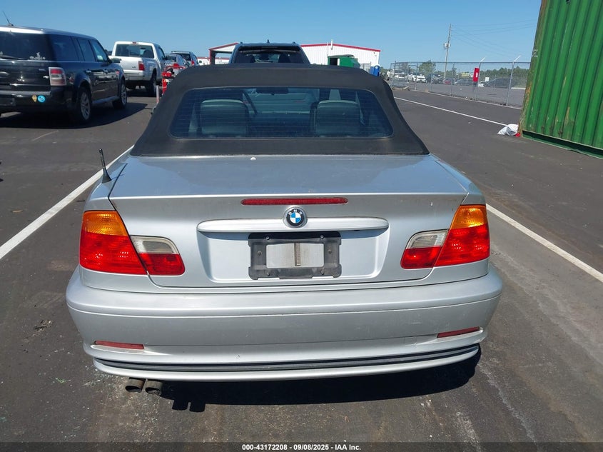 2002 BMW 325Ci VIN: WBABS33422PG88399 Lot: 43172208