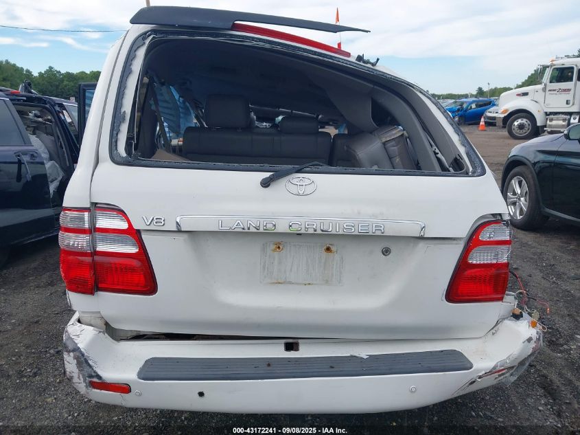 2003 Toyota Land Cruiser VIN: JTEHT05J732049261 Lot: 43172241