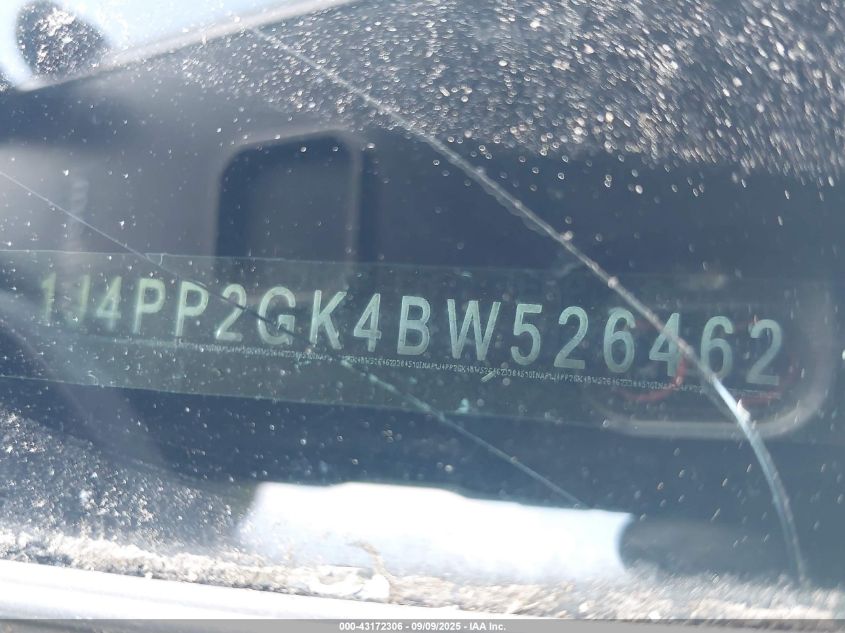 2011 Jeep Liberty Sport VIN: 1J4PP2GK4BW526462 Lot: 43172306