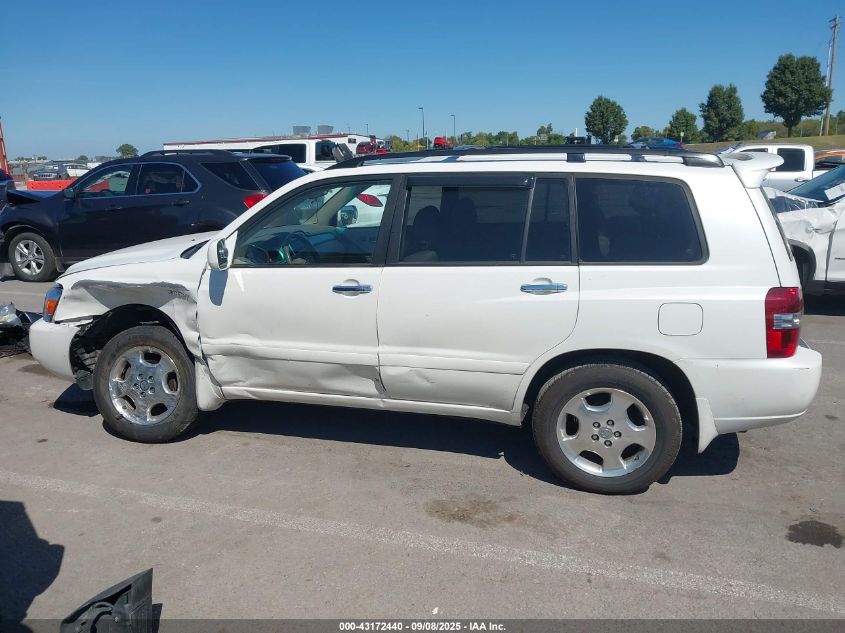 2006 Toyota Highlander Sport V6 VIN: JTEGP21A860115060 Lot: 43172440
