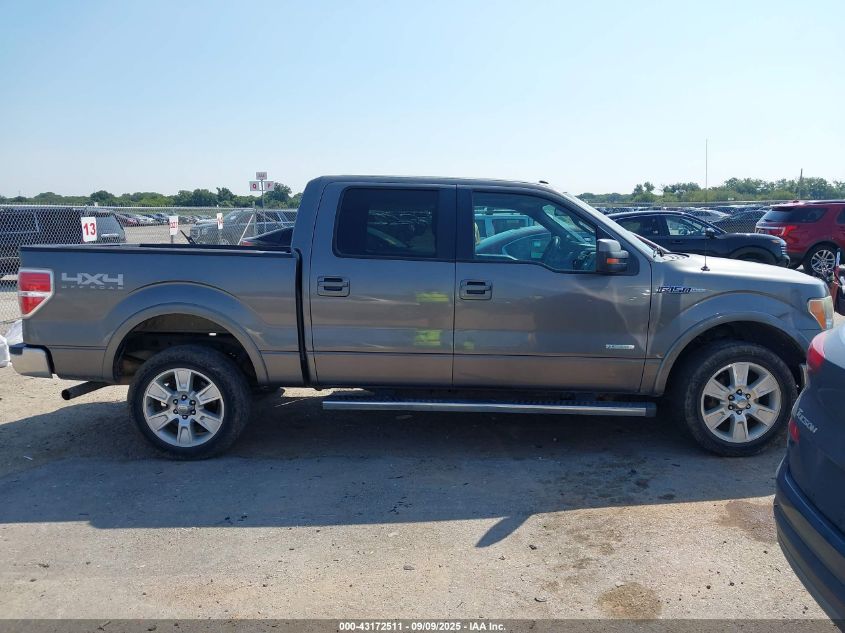 2012 Ford F-150 Lariat VIN: 1FTFW1ETXCFB24098 Lot: 43172511