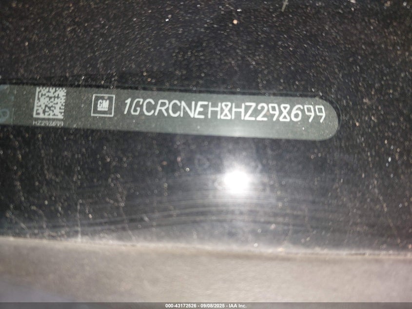 2017 Chevrolet Silverado 1500 Wt VIN: 1GCRCNEH8HZ298699 Lot: 43172526