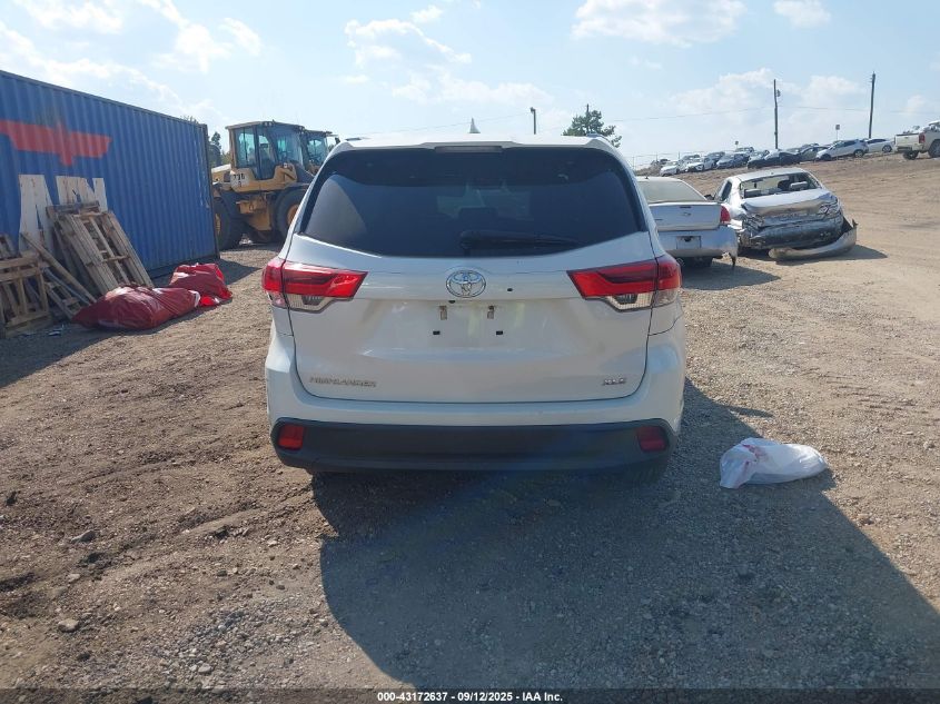 2019 Toyota Highlander Xle VIN: 5TDKZRFH1KS562134 Lot: 43172637