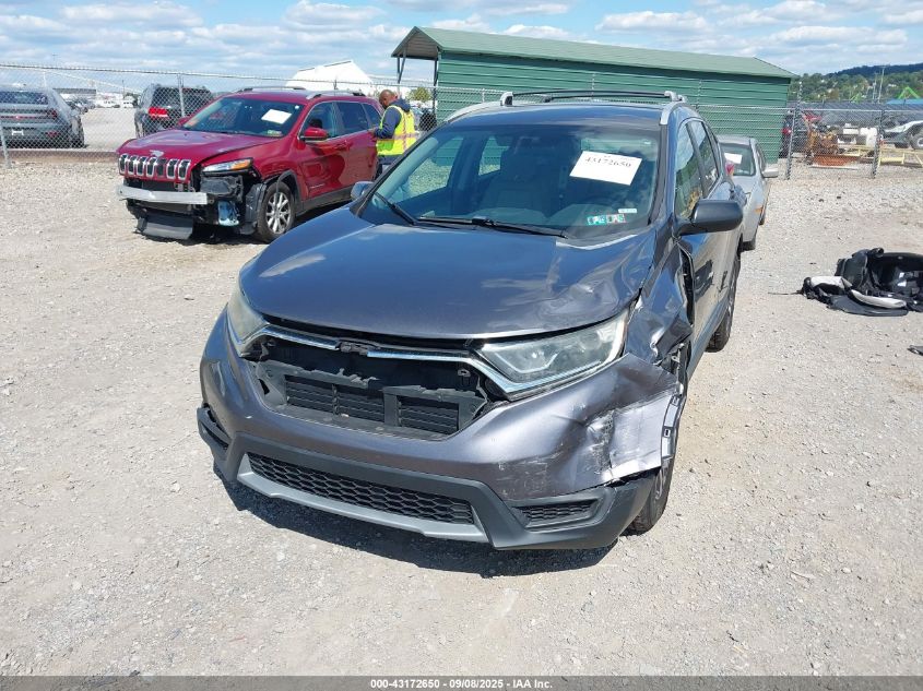 2017 Honda Cr-V Lx VIN: 2HKRW6H37HH218667 Lot: 43172650