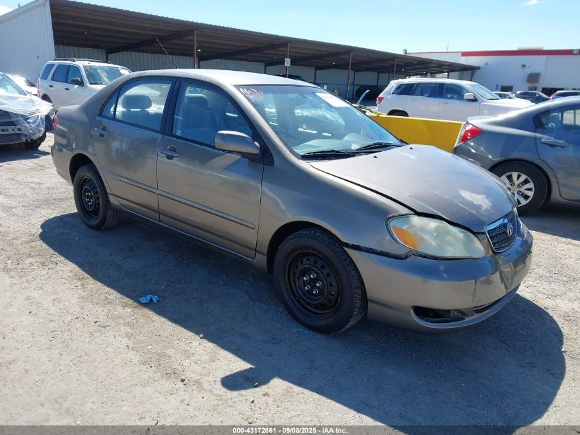 2004 Toyota Corolla Le grey sedan gasoline 1NXBR38E84Z316594 photo #1