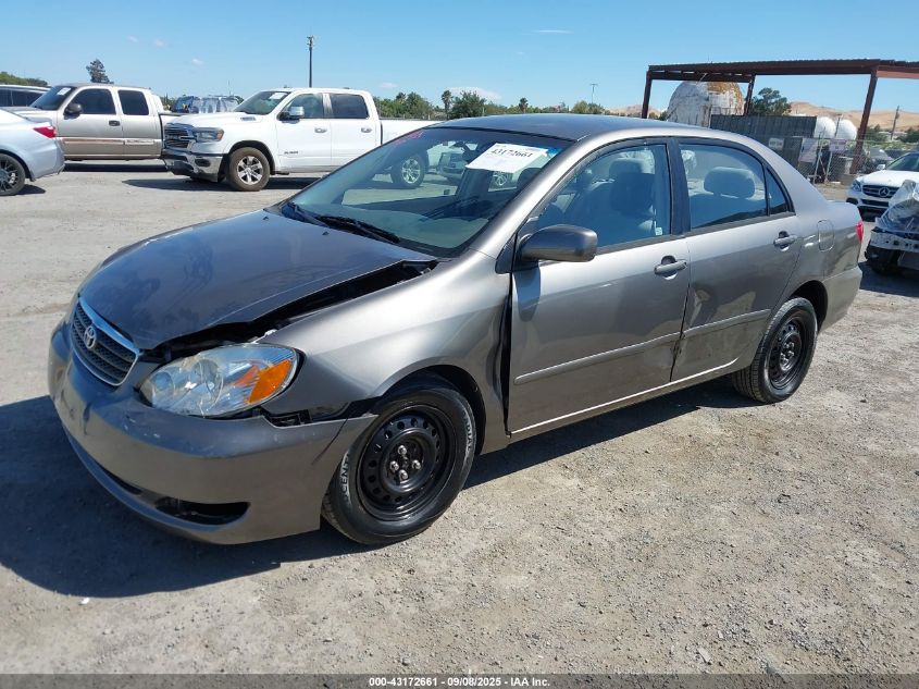 2004 Toyota Corolla Le grey sedan gasoline 1NXBR38E84Z316594 photo #3