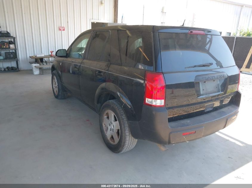 2005 Saturn Vue V6 black other gasoline 5GZCZ53495S806427 photo #4