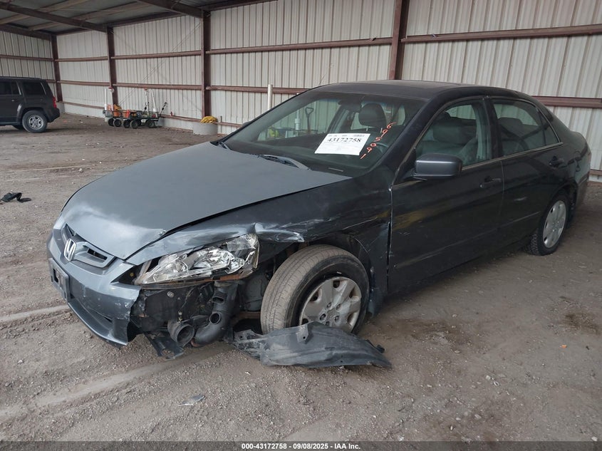 2004 Honda Accord 3.0 Ex blue sedan gasoline 1HGCM66814A075387 photo #3